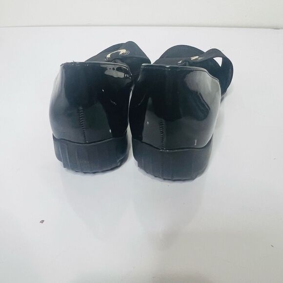 Anne Klein Sport Kameko Wedge Sandal Patent Leather 7M - Picture 4 of 7